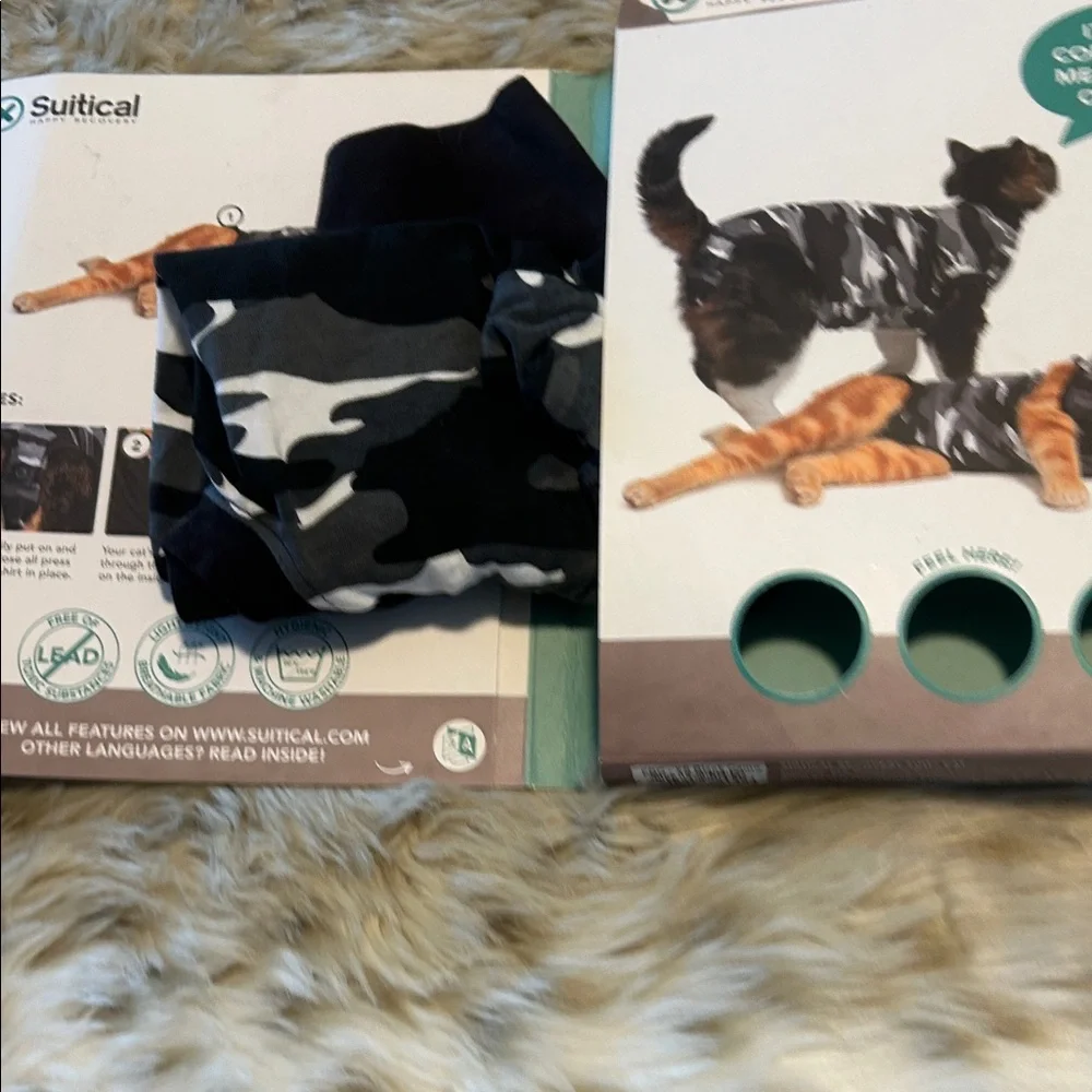 Camouflage Recovery Suit for Cats